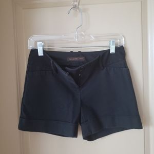 The Limited Drew Fit Black Trouser Shorts